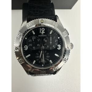MOVADO Gentry Chronograph 84 F9 1890 Swiss 4J Stainless Men’s Watch 38mm A+